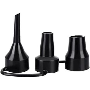 3 Sizes Black Air Pump Replacement Nozzles, Plastic Pump Nozzles,Inflatable Pump Nozzles Head,Air Pump Inflator Adaptor Accessory for Partial Air Bed,Air Mattress Air Mattresses and Accessories in Kuwait