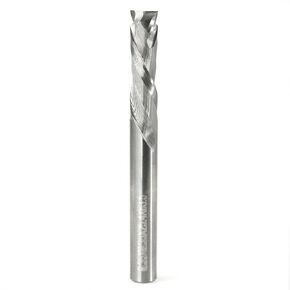 Solid Carbide Compression Router Bits 1/4" Shank,1/4" CD,1"CL 2 Flute CNC End Mills,Up& Down Cut Spiral Bit for Wood Plunging,Dadoing,Routing(1/4"x1/4"x1")