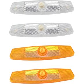 4PCS Bicycle Accessories Wheel Spoke Reflective Sheet Bicycle Reflective Plastic Strips Warning Reflective Signs for Mountain Bike Outdoor Cycling Accessories