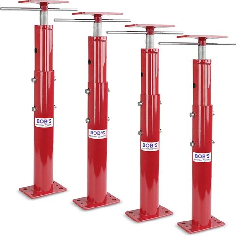 BISupply Basement Floor Jack 19" - 36" Adjustable Support Beam House Jack Post - Floor Lifting Joist Beam Brace for Cellar Ceiling 9700 lbs Max Capacity Screw Pole Jack - 4 Pack in Saudi Arabia
