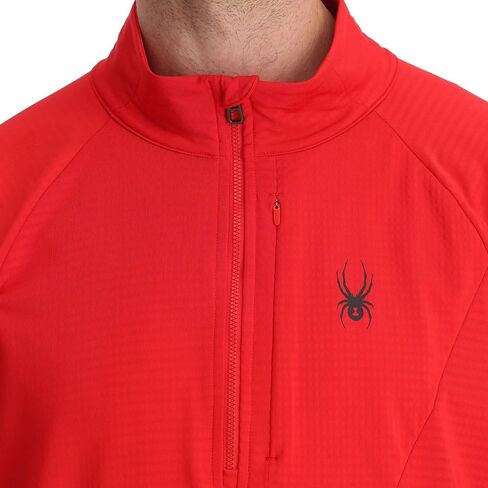 سترة Spyder الرجالية Gridweb نصف سحاب من الصوف بطبقة أساسية للتزلج in Kuwait