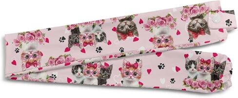 Rose Stethoscope Cover Cat Print Stethoscope Accessories 2 Pack Stethoscope Cover Sleeve Stretchy Stethoscope Protective Cover for Nurses Doctors Valentines Day Gift in Saudi Arabia