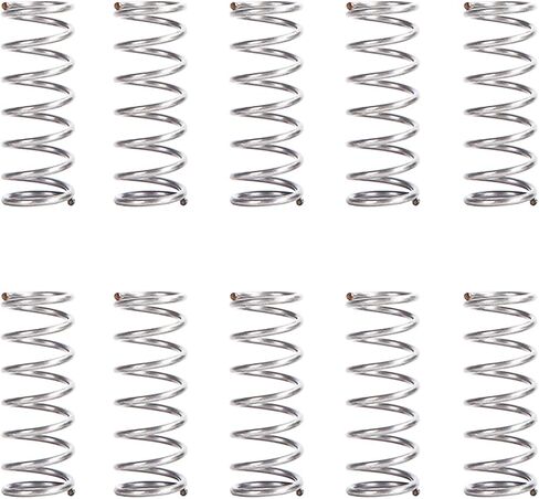 10 أجزاء من الينابيع ضغط الفولاذ المقاوم للصدأ ، قطر السلك 0.8 مم ، 6 مم OD ، طول 15 مم in Kuwait
