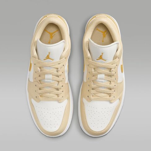 Air Jordan 1 Low Women's Shoes (DC0774-170, Sail/Pale Vanilla/White/Yellow Ochre) Size 5.5 in Saudi Arabia