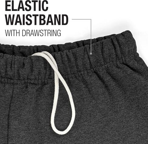 LOGOVISION Mens Jogger Sweatpants Collegiate School Logo Charcoal Heather Collection in Kuwait