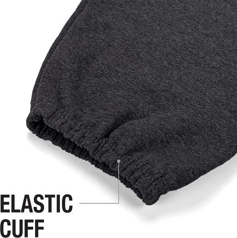 LOGOVISION Mens Jogger Sweatpants Collegiate School Logo Charcoal Heather Collection in Kuwait