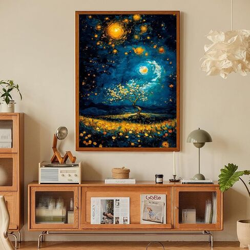 ARPADAMO Adult Diamond Art Painting Kits,Colorful Tree Diamond Painting Kits for Adults,5D Flowers Diamond Arts Kits for Adults,Full Diamond Round Diamond and Craft Home Wall Art Deco-12x16in in Saudi Arabia