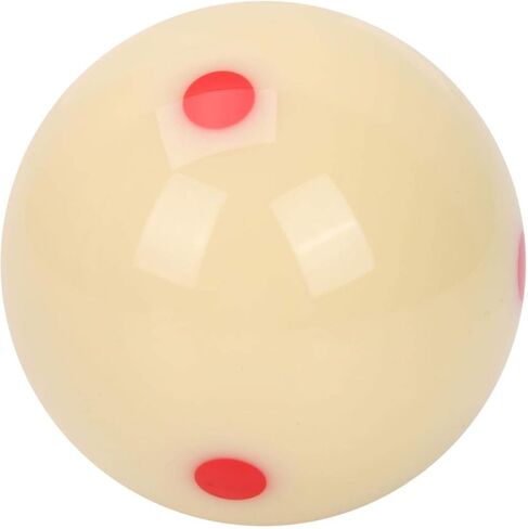 White Cue Ball 2 1/4" Dot Spot Pool Ball Billiard Training Cue Ball, 5.72cm Dot Spot Practice Pool Ball for Kids and Adult, White in Saudi Arabia