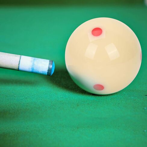 White Cue Ball 2 1/4" Dot Spot Pool Ball Billiard Training Cue Ball, 5.72cm Dot Spot Practice Pool Ball for Kids and Adult, White in Saudi Arabia