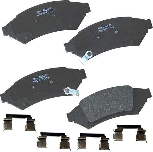 Bendix Premium Front Brake Pad Set for Nissan Versa 2015-2012, Versa Note 2015-2014- (SBC1592) in Saudi Arabia