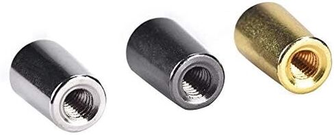 مقابض الجيتار الكهربائي، 3 قطع من النحاس المتين 3 طرق تبديل مقبض غطاء رأس لملحقات الجيتار الكهربائي LPs EPI لتجميع الجيتار (فضي + أسود + ذهبي 3.5 مم) in Kuwait