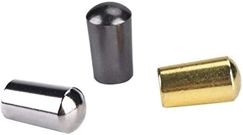 مقابض الجيتار الكهربائي، 3 قطع من النحاس المتين 3 طرق تبديل مقبض غطاء رأس لملحقات الجيتار الكهربائي LPs EPI لتجميع الجيتار (فضي + أسود + ذهبي 3.5 مم) in Kuwait