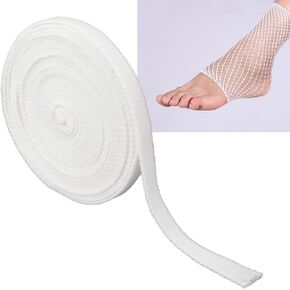 32.81ft Length Elastic Net Wound Dressing Net Tubular Bandage Non Woven Fabric Breathable Wound Dressing Stretch Bandage Wrap Elastic Bandage Retainer, Elastic Net Bandage Casting SuppliesWound Care