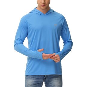 isnowood sun shirt upf 50+ men fishing long uv حماية UV هوديي المشي لمسافات طويلة واقي
