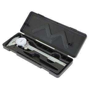 6 Inch Dial Calipers Micrometer Caliper 0.001 Inch Accuracy Dial Caliper Tool Fit for Measure Inside Outside Dimensions and Depth
