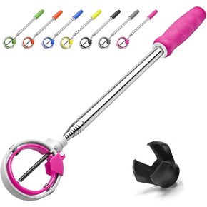 Golf Ball Retriever, Golf Balls Retrievers Telescopic for Water with Spring Release-Ready Head, Ball Retrievers Tool Golfs with Locking Clip, Grabber Tool, Golf Accessories Golf Gifts for Men