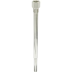 مقياس PIC TW-SS12-22S2 طول الجذع 12 بوصة، حجم اتصال 1/2 بوصة NPT × 1/2 بوصة NPT، نمط متدرج، قطر التجويف 0.260 بوصة، 316 درجة حرارة قياسية من الفولاذ المقاوم للصدأ لمقاييس الحرارة الصناعية ثنائية المعدن in Kuwait