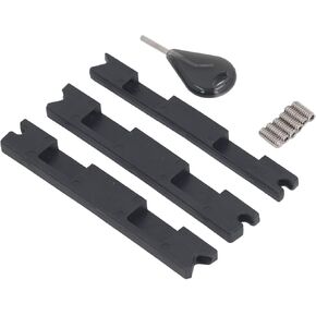 Fin Box Converter Adapter, Longboard Fin Box Converter with Fin Key Screws 3pcs Plastic Surfboard Fin Plug Adapter for Future