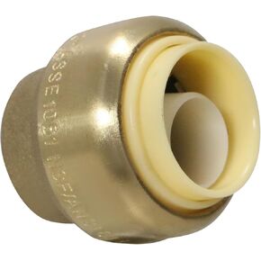 2 Pcs XFITTING 1/2 inch Push Fit Cap, Push to Connect End Cap Plug