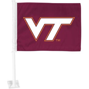 FANMATS 41712 Virginia Tech Hokies Car Flag 2-pk