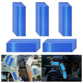 Fluorescent Reflective Tape 3 inch X 68 feet, Outdoor Waterproof Warning Adhesive Stickers, High Visibility Marking Tape