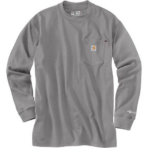 Carhartt Men's Flame Resistant Force Loose Fit Midweight Long-Sleeve Pocket T-Shirt