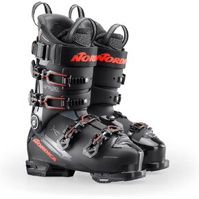 NORDICA Men's Speedmachine 3 130 S Insulated Easy-Entry Medium Volume Winter Sports All-Mountain Alpine Freeriding Touring Ski Boots, Gripwalk Soles, Infrared Precise Custom Fit