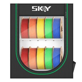 3D Printer Filament Storage Box, Storage Rack for 3D Printing Filaments,Dustproof and Waterproof Storage Box for Storage and Easy to Store 20 roll Pack