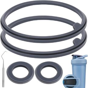 5PCS Shaker Bottle Gasket Replacement Parts for BlenderBottle Strada Shaker Cup Insulated Stainless Steel Water Bottle，for Blender Bottle Strada Protein Shakes Bottle 24/25/28OZ（Flip lid）