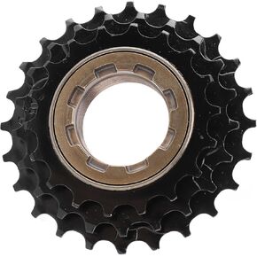 Zunate 3 Speed Freewheel for Spin Hub Accessory, Steel 18 21 24T Cycle Freewheel Cycling Replacement Part