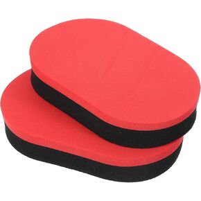 PATIKIL Table Tennis Rubber Care Sponge, 2 Pack Ping Pong Paddle Cleaning Sponge Racket Pat Cleaner, Red Black