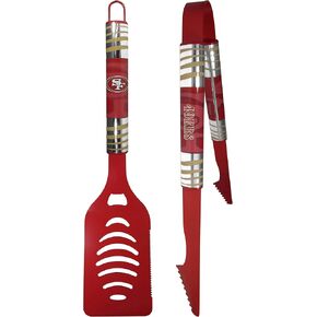 Siskiyou Sports NFL San Francisco 49ers 2 pc Color Tailgate BBQ Set Team Colors, One Size