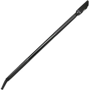 Boxer Black Combination Winch Bar with Rounded Head, Steel Bar Non-Slip Grip, Square End – for Flatbed Trailer Winches and Chain Binders - 40"