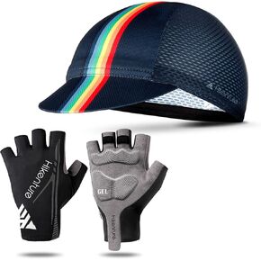 Hikenture Cycling Gloves Size M and Bike Hat