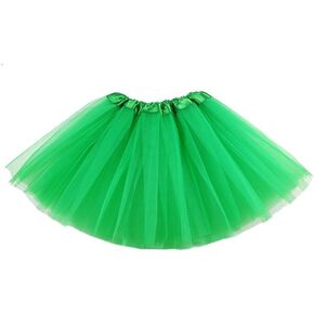 EVILD Girls St Patricks Day Tutu Skirt Green Princess Tulle Skirts Fairy Toddler Costume for Kids