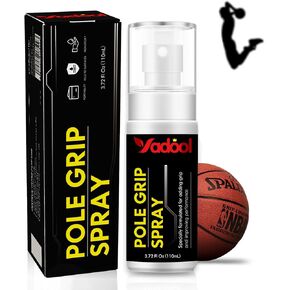 Sports Hand Grip Spray, Boost Performance for Athletes - Enhance Control and Maximize Grip, Ideal for Pole Grip,Tennis,Football,Pole Dancing, Basketball, Baseball, Golf Club Grip Cleaner - 3.72 Fl Oz