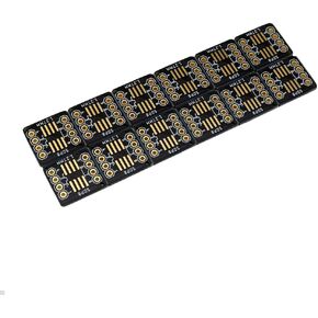 12pcs SSOP 8pin 0.65MM/SOP 8pin 1.27MM to DIP Adapter PCB Proto Board SMD to DIP Adapter SMD Converter Breakout Board