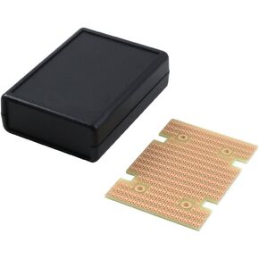 BusBoard Prototype Systems KIT-1593L Box+PCB, Black ABS Plastic Box, with PR1593L PCB, Box = 3.6 x 2.6 x 1.1 in