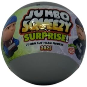 Party Animal Jumbo Squeezy Surprise! One (1) Giant Series 3 Capsule SqueezyMates NHL Figure, Team Colors, 4" Tall