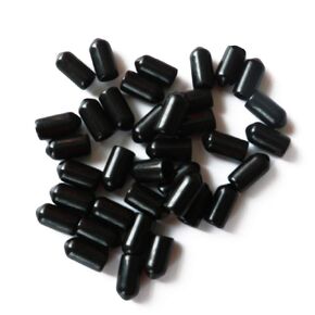 YEJI 25 Pcs 1/4" Black Screw Thread Protectors