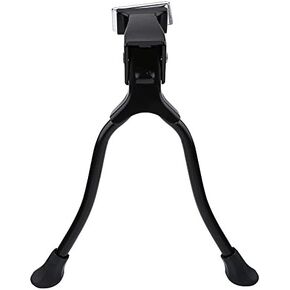 Keenso Double Kickstand for Bicycle, Rustproof Repair Stand Floor Adjustable Road Double Legs Parking Rack