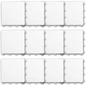 Franklin Sports Synthetic Ice Hockey Shooting Pad - Fake Ice Dryland Tiles for Shot Training Stick Handling Skills Practice - Hockey Training Equipment - 4' x 3' Feet