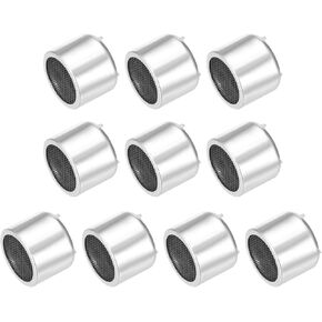 MECCANIXITY 10 Pcs Ultrasonic Module Distance Sensor TCT40-16R/T High Precision Distance Measuring Transducer Ultrasonic Ranging Sensor, Silver