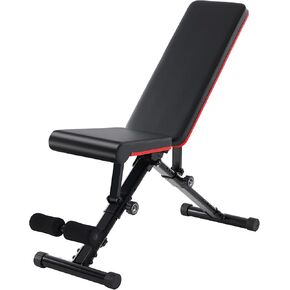 مقعد رفع الأثقال سويت كريسبي قابل للتعديل لصالة الألعاب الرياضية المنزلية، مقعد تمرين قابل للطي لتمرين الجسم بالكامل أو تدريب القوة، سعة 795 رطلاً من الانحدار، تمرين الضغط على مقاعد البدلاء، in Kuwait