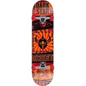 Darkstar Collapse Skateboard Complete Sz 7.875in Orange