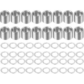 YOKIVE Skateboard Tool Kits, Bearing Spacers Skateboarding Speed Washer, Great for Skateboard Hardware Replace, (Silver)