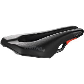 Selle Italia, WATT Superflow Kit Carbonio, Saddle, 255 x 135mm, Unisex, 190g, Black