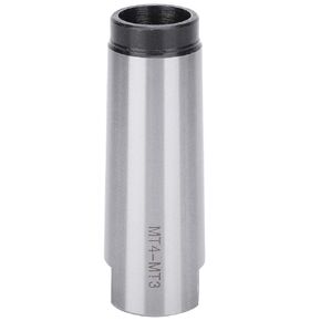 Jeanoko Middle Morse Taper Drill Sleeve High Speed Steel MT4 to MT3 Morse Reducer Sleeve High Accuracy Industrial CNC Fixture Tool for Lathe Milling