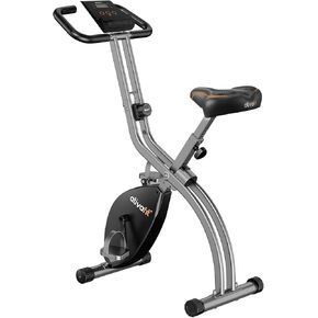 ATIVAFIT Folding Exercise Bike with Breathable Comfortable Seat Saddle for Men Women Foldable Fitness Indoor Stationary Bike Magnetic 3 in 1 Upright Recumbent Exercise Bike for Home Workout