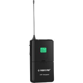 Phenyx Pro Wireless Bodypack Transmitter, 568.65MHz UHF Cardioid Pattern Wireless BodyPack Microphone, Fixed Frequency, 260 FT Range, for PTU-5000/PTU-4000 Series (PWB-5-568.65)